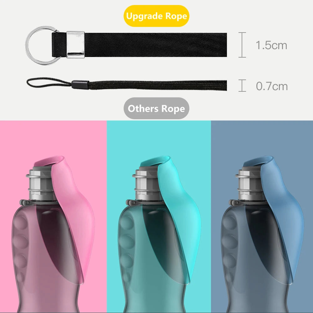 Large Dog Travel Water Bottle – 800 ml