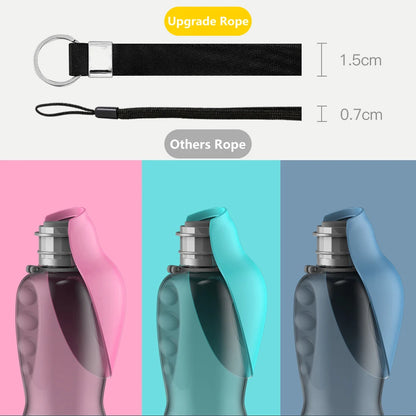 Large Dog Travel Water Bottle – 800 ml