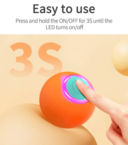 Smart Rolling Cat Toy Ball – Interactive Bouncing Fun