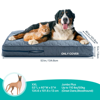 Orthopedic Quilted Dog Bed Cover