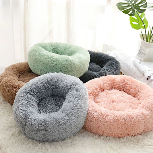 Luxury Plush Pet Nest – Warm & Washable Bed