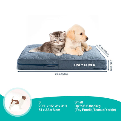 Orthopedic Quilted Dog Bed Cover
