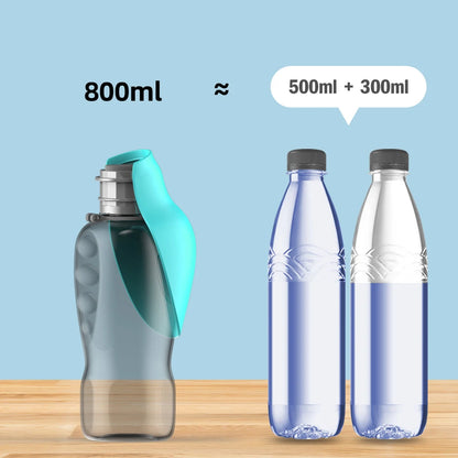 Large Dog Travel Water Bottle – 800 ml