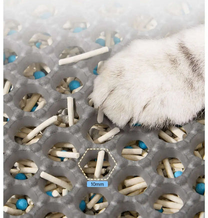 Double-Layer Cat Litter Mat – Anti-Tracking Design