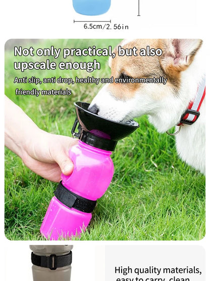 Portable Dog Water Bottle – 500 ml
