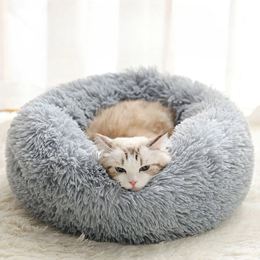 Luxury Plush Pet Nest – Warm & Washable Bed