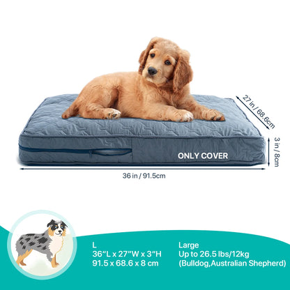 Orthopedic Quilted Dog Bed Cover