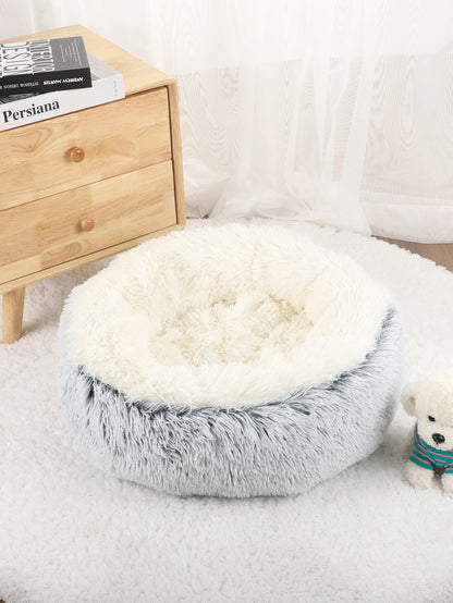 Donut Plush Dog Bed